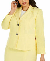 Kasper Sunburst  2 Button Crepe Jacket, Sunburst, Size 24W - £63.86 GBP