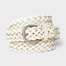Women&#39;s Braid Belt - Universal Thread™ Cream - $266.61 MXN