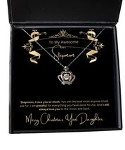 Beautiful Mom Mommy Mother Mum Stepmom Christmas Xmas Gifts- Crown Necklace with - £39.65 GBP
