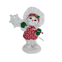 Annalee Peppermint Chef Snowman #550015 Christmas Doll - £15.65 GBP