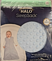 Halo Sleep Sack Blue Velboa Large 12 to 18 months - $23.75