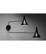 1950&#39;s Mid Century Wall Sconce Double Arm Adjustable Wall Fixture Light ... - €345,49 EUR