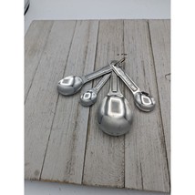 Stainless Measuring Spoons Set of 4 -- 1 TBSP 1 Tsp 1/2 Tsp 1/4 Tsp - $9.96