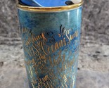 Starbucks Gold Mermaid Siren Song Poem Teal Blue Ceramic Travel Tumbler ... - $18.99