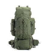 80 Litres Rucksack Detachable Day Pack Army Green Hiking Backpack Rucksa... - £115.07 GBP