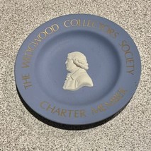 WEDGWOOD Collectors Society Blue Jasperware Charter Member 1970 Plaque Dish Tray - £5.05 GBP