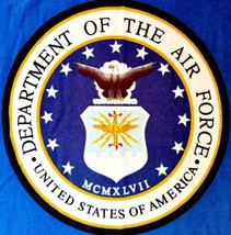 United States Air Force 2004 Vintage Fabric Fleece Type Blanket 1947 Des... - €69,23 EUR