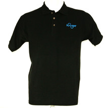 KROGER Grocery Store Employee Uniform Polo Shirt Black Size L Large NEW - £19.99 GBP