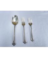Classic Bouquet Pattern by Gorham Sterling Silver 2-Forks &amp; 1 Spoon - $222.74