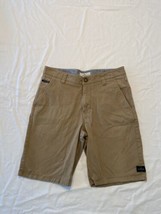 Rip Curl Tailored Khaki Chino Shorts Mens Waist 30”  Tan Outdoor Beach S... - £10.80 GBP