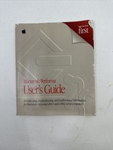 Vintage Macintosh Performa User&#39;s Guide for 6200 &amp; 6300cd Series Computer - £8.53 GBP