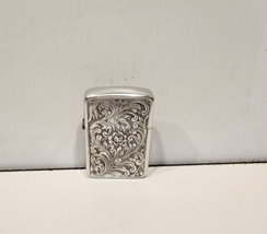Vintage  PARK Lighter Cigarette Lighter Silver Metal Case Wick appears unused - £77.58 GBP