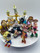 Vintage Disney PVC Figure Lot of 15 Mickey Minnie Mouse Snow White Pooh ... - £15.21 GBP