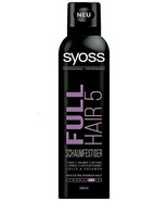 Syoss FULL HAIR 5 Hair Mousse -250ml- -Made in Germany-FREE SHIPPING - £14.01 GBP