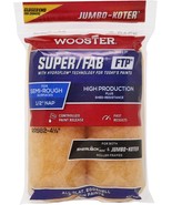 Wooster RR982-4 Jumbo-Koter Super/Fab FTP 1/2&quot; Paint Rollers, No Size, Red - $19.47