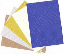A6 Embossed Paper. 10 Sheets. Animal Print. Cardmaking Scrapbooking Crafts - $4.42 CAD