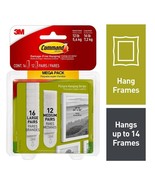 Command 12 lb. &amp; 16 lb. Assorted White Picture Hanging Strip Mega Pack (... - $32.15 CAD