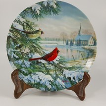 Knowles Bradford Exchange “Cardinals In Winter”  Plates by Sam Timm  ULH2J - $8.95