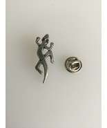 Gecko Pewter Lapel Pin Badge Handmade In UK - £5.86 GBP