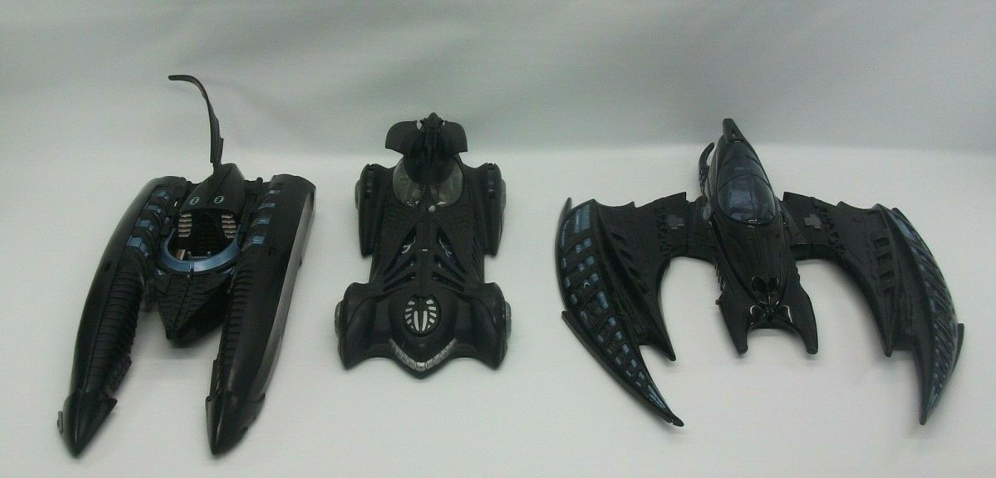 VTG Batman Toys 1995 Tonka Batwing Batmobile Batboat Parts Repair Vehicle Lot - $84.26