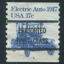 US Scott 1906a - 17c Electric Auto Precancel  A - Used PS1 - Plate Number 5 - £1.99 GBP