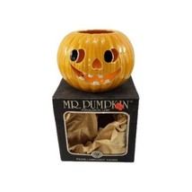 Mr. Pumpkin Porcelain Oil Lamp Jack-O-Lantern Lamplight Farms  - $34.60