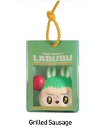 PopMart Authentic Labubu Wacky Mart Series Squishy Charm GRILLED SAUSAGE... - $63.08 CAD