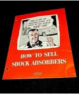 1950 Ford How to sell Shock Absorbers Sales Literature Salesman Dealership  - £23.33 GBP