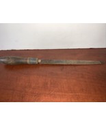 Vintage Heller NuCut Triangle Taper Hand File 8&quot; Horse logo With Handle ... - $11.80