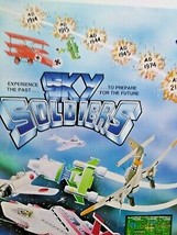 Sky Soldiers Arcade FLYER Original Video Game Artwork 1988 Bomb Planes - £18.52 GBP