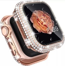 Funda de reloj de diamante con cristal templado integrado para Apple Watch 38/40 - £19.23 GBP