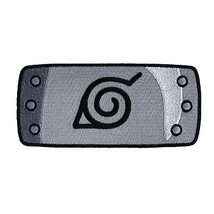 Naruto Shippuden Konohagakure Symbol Headband Iron On Patch Multi-Color - £10.16 GBP