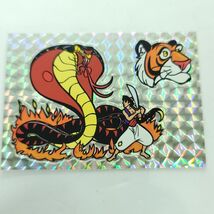 Disney Aladdin Raja Jafar Snake Vending Machine Sticker Prism 1990&#39;s Vin... - $23.71 CAD