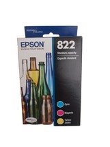 Epson 822 Color Cyan Magenta Yellow Ink Cartridge Set - Exp 04/2025 NEW - £33.54 GBP