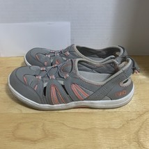 Ryka Hula Womens 7.5 Wide Tan Gray Pink Mesh Leather Bungee Lace Sneaker... - $408.40 MXN