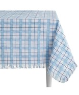 Pioneer Woman Daisy Woven Fabric Tablecloth Blue White 60&quot; x 84&quot; Polyest... - $699.30 MXN