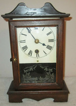  Beautiful antique regulator Ingraham wall clock - $117.02