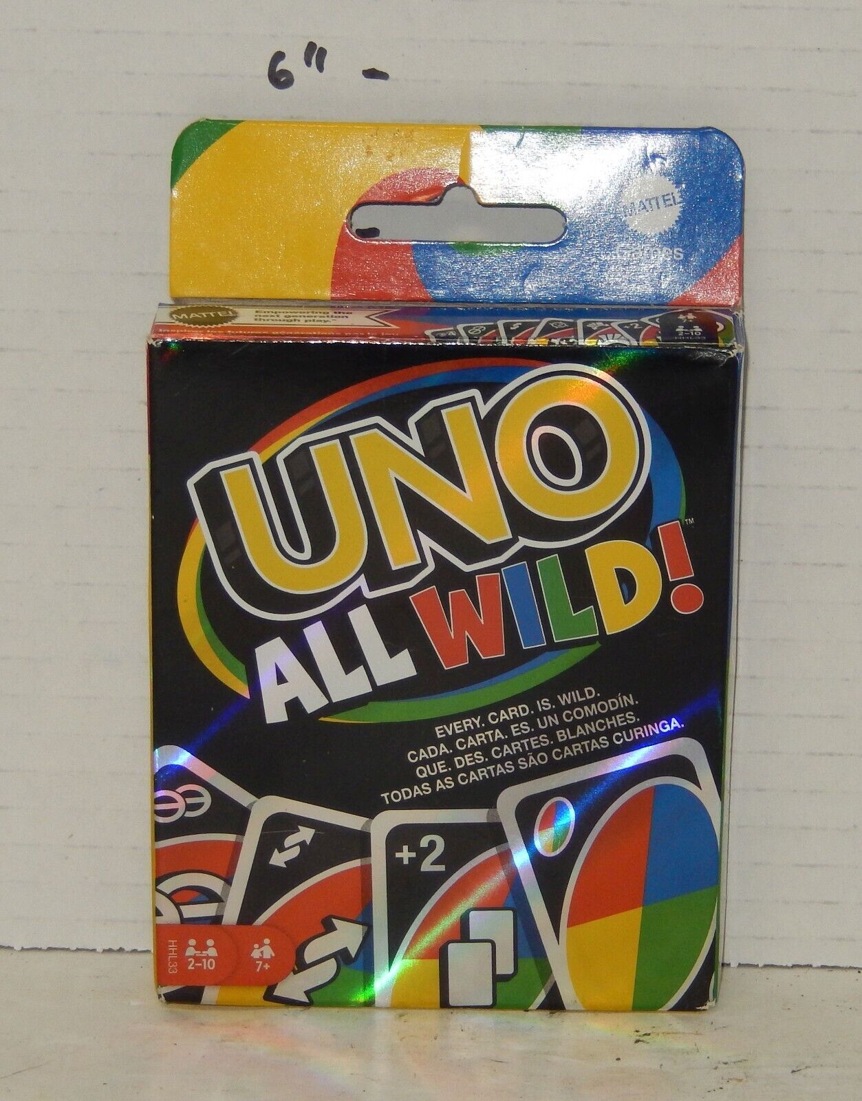 Mattel UNO ALL Wild Card game - $9.85