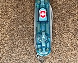 Discontinued Blue Transparent Victorinox SIGNATURE LITE Swiss Army Multi... - $38.95