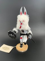 Navajo Wolf Kachina Doll with Spear and Shield by A. Chapo - £82.59 GBP