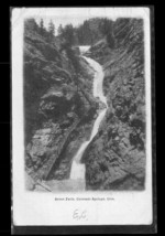 Vintage Travel Postcard Seven Falls Colorado Springs 1908 Cancel - £7.90 GBP