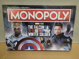 Monopoly Marvel Studios The Falcon and Winter Soldier Edition Board Game... - $23.95