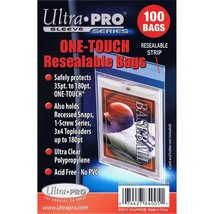 5 Ultra Pro Magnetic One Touch Resealable Bag Packs 84005 500 Total (5 1... - £26.43 GBP