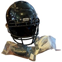 Black Schutt F7 VTD Adult Football Helmet Size Medium with Mask Strap Ear - $460.00