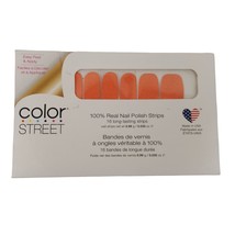 Color Street Heat Wave Peel Apply Nail Polish Strips Glitter Manicure USA - £7.84 GBP