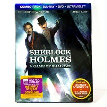 Sherlock Holmes: A Game of Shadows (Blu-ray/DVD, 2011, Widescreen) Like New !  - $5.88