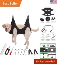 Dog Hammock Restraint Bag with Grooming Kit – Ideal for Large Pets (45-8... - $39.00