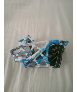 Size Medium Blue And White Camo Baskerville Muzzle Soft Rubber Durable - $257.42 MXN