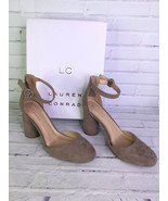 Lauren Conrad Hydrangea Mushroom Chunky High Heel Mary Jane Style Shoes ... - £27.59 GBP