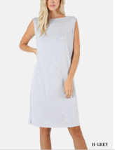 New Zenana Outfitters S  Premium Stretch Jersey  Sleeveless Sheath Dress... - $11.87